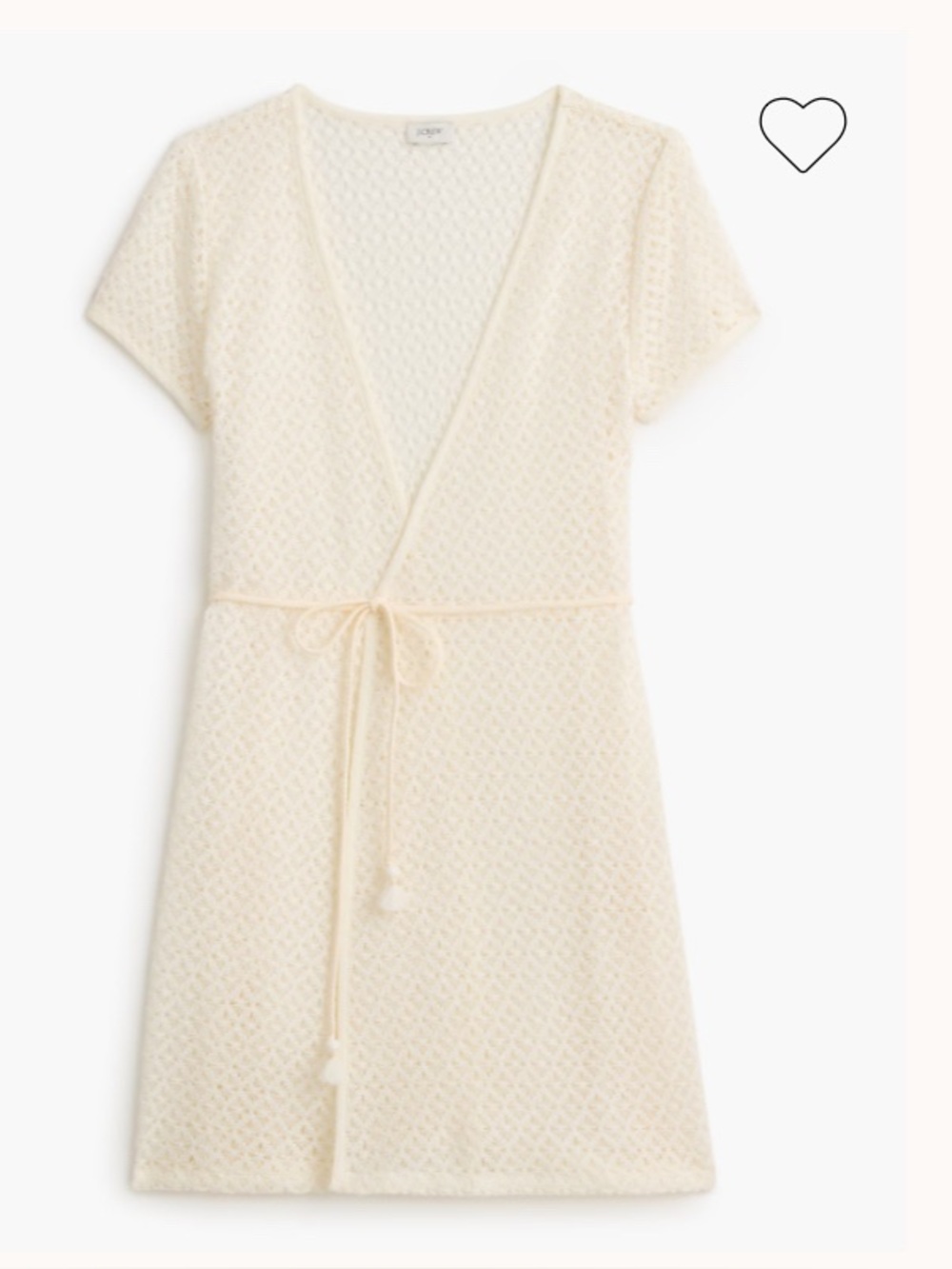 Crochet wrap mini cover-up
